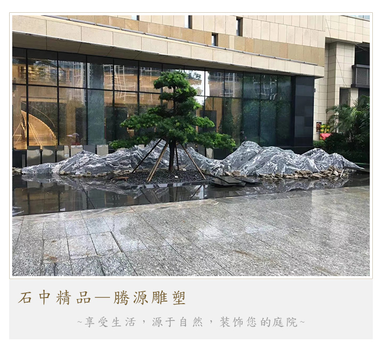 雪浪石切片加工定制 雪浪石水景 自然雪浪石風(fēng)景石示例圖3