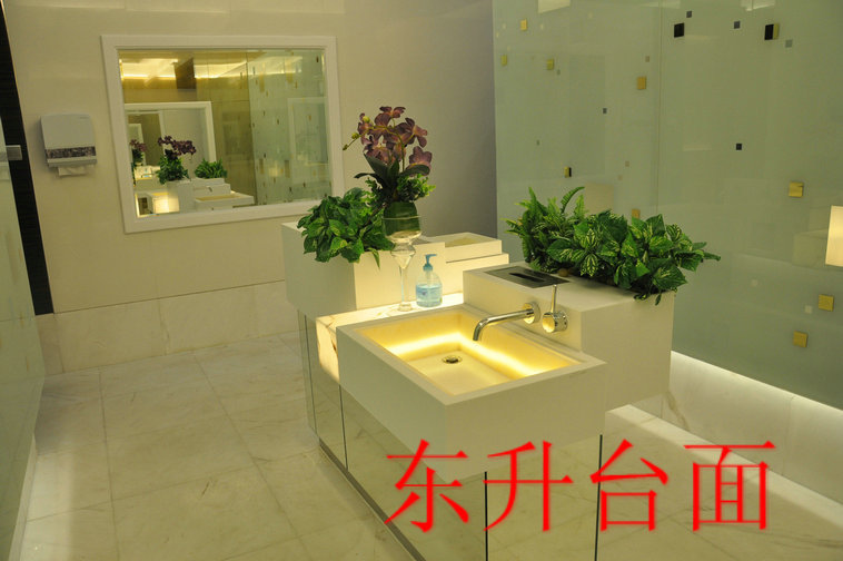 洗手臺大理石臺面 酒店 賓館 餐廳衛生間大理石臺面廠家定做示例圖25