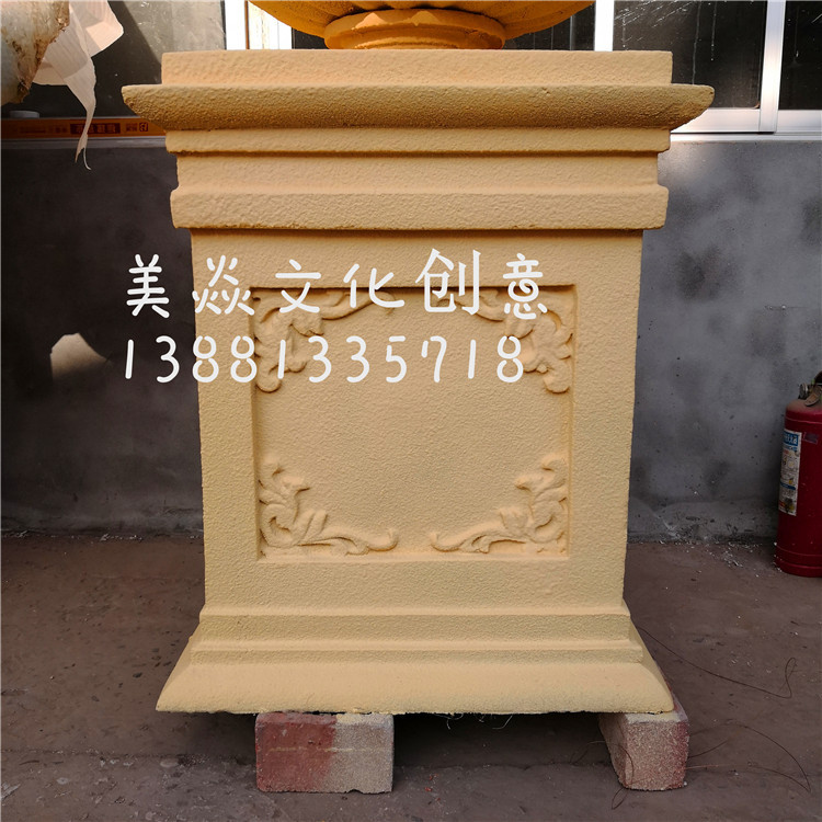 廠家定做各類仿砂巖大象玻璃鋼雕塑 園林景觀房地產大象雕塑擺件示例圖6