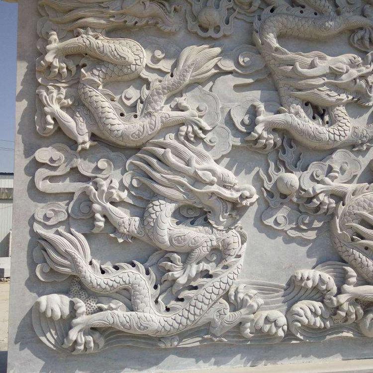 內(nèi)外墻浮雕壁畫 匯通 砂巖浮雕壁畫 青石浮雕迎門墻 雕刻精美
