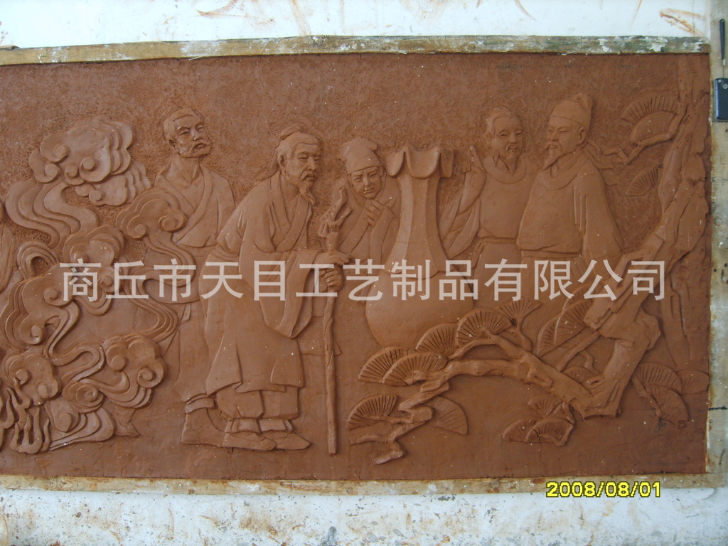 砂巖雕塑,砂巖浮雕壁畫(huà),砂巖花盆示例圖7