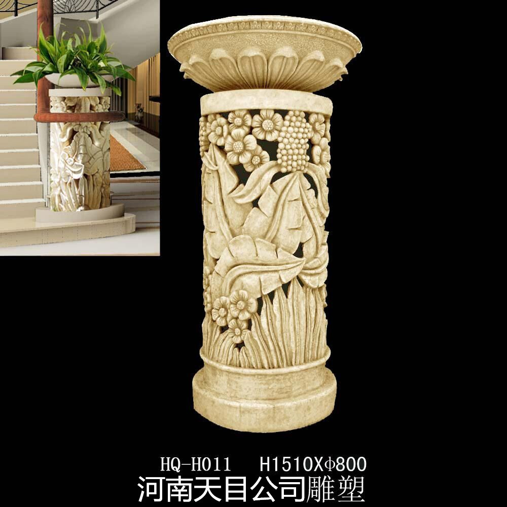 低價批發砂巖花盆,景觀砂巖花盆定制示例圖2