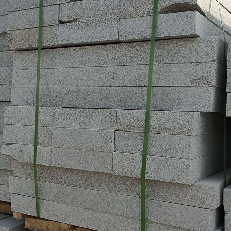 火燒面芝麻灰花崗巖加工廠家 芝麻灰花崗巖鋪地用 規格齊全