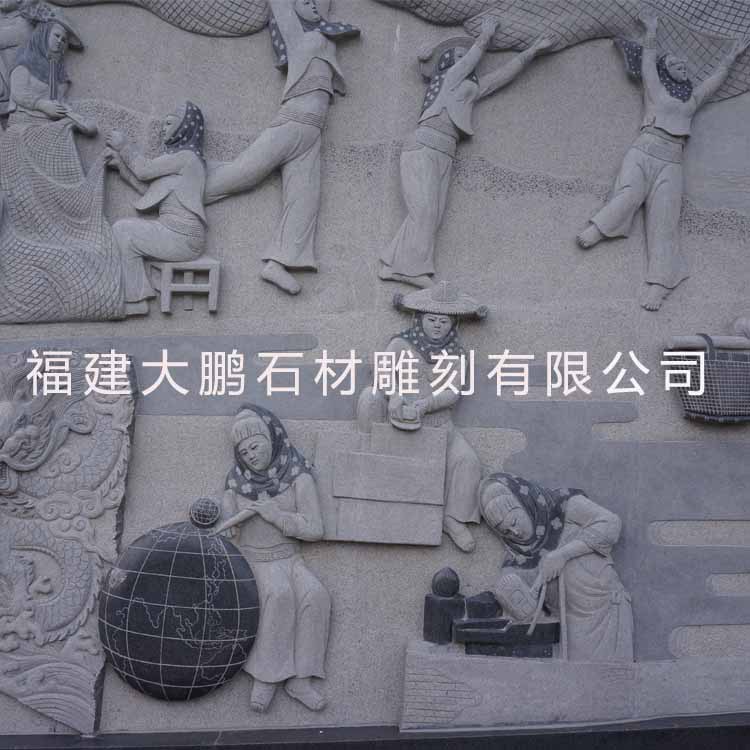 石雕浮雕 惠女浮雕壁畫(huà) 石雕浮雕壁畫(huà)雕刻可定制示例圖11