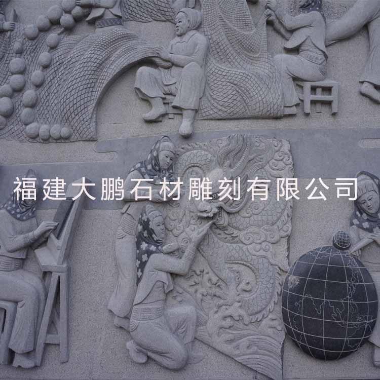 石雕浮雕 惠女浮雕壁畫(huà) 石雕浮雕壁畫(huà)雕刻可定制示例圖10