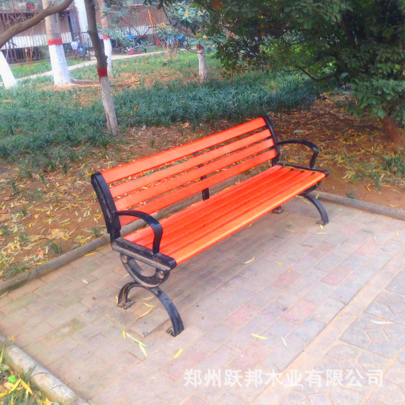園林座椅公園座椅戶外座椅休閑長椅廣場椅廠家靠背座椅直銷鐵藝示例圖8