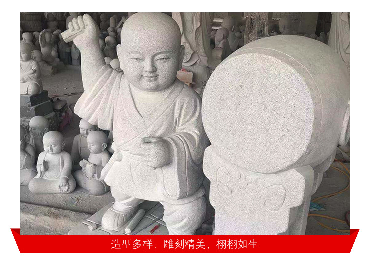 廠家定制加工石材雕刻 石獅子公園廣場(chǎng)石雕 多種造型人物動(dòng)物石雕示例圖5