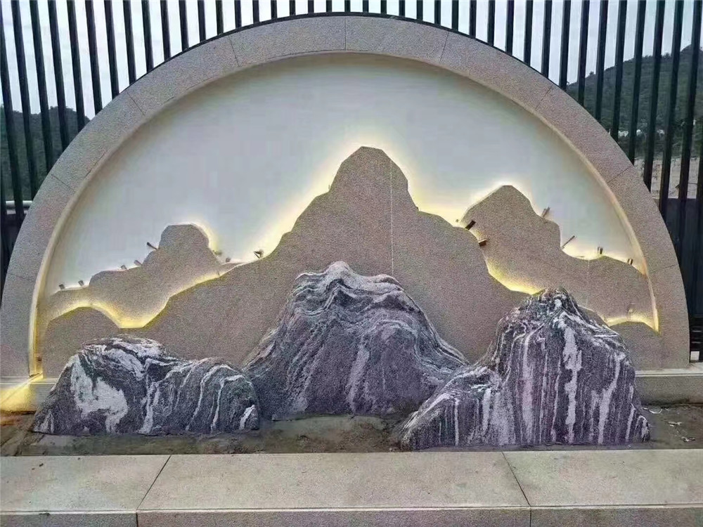 自然石 園林造景景觀石 大型景觀石涼亭銷售