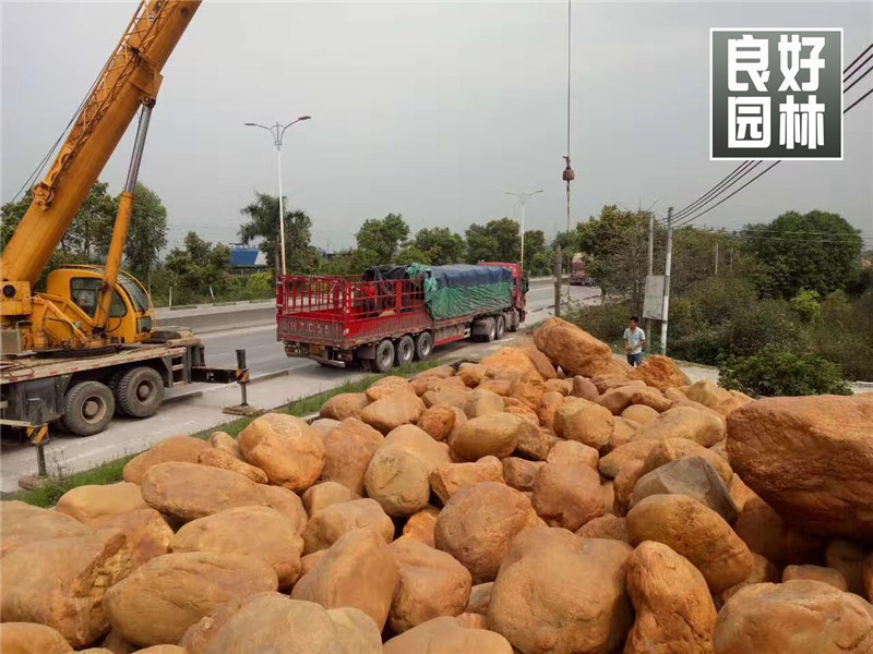 黑龍江園林石，遼寧景觀石，沈陽假山石，大連黃蠟石示例圖11
