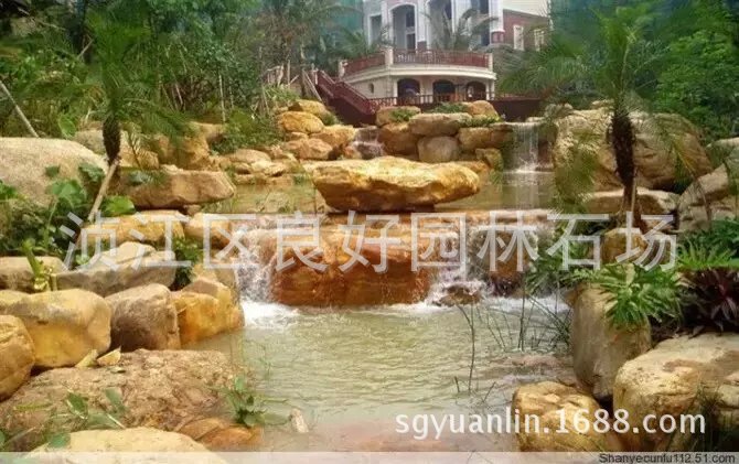 園林石，衡陽景觀石，衡陽假山石，衡陽黃蠟石，衡陽大黃石示例圖10