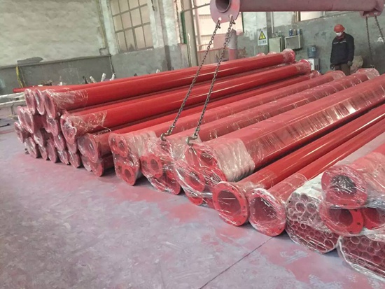 涂塑消防鋼管 消防用鋼塑復合管 內外涂塑復合管廠家