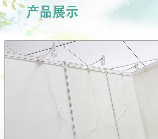 快接式互連展覽燈展柜夾子30CM長(zhǎng)臂射燈婚慶桁架射燈背景簽字照燈示例圖3