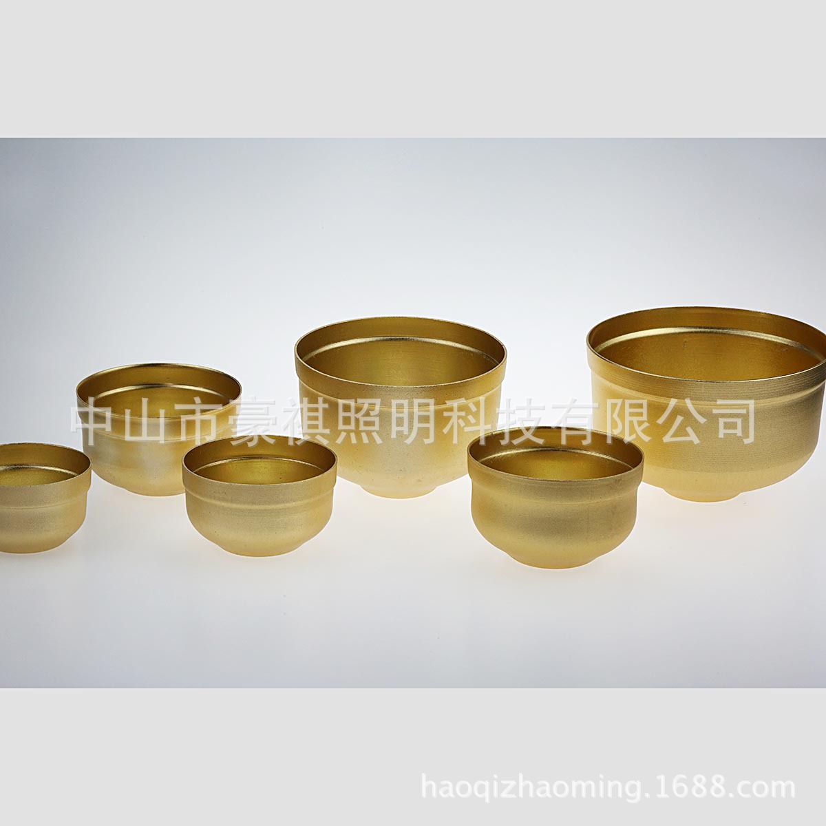 土豪金全鋁球泡飛碟工礦燈筒燈射燈天花燈外殼廠家直銷交期準時示例圖4