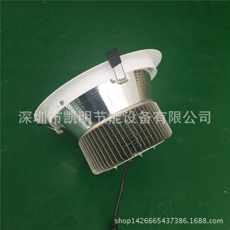凱明直銷120W筒燈 方形COB筒燈120WLED 嵌入式象鼻燈牛眼燈射燈示例圖6