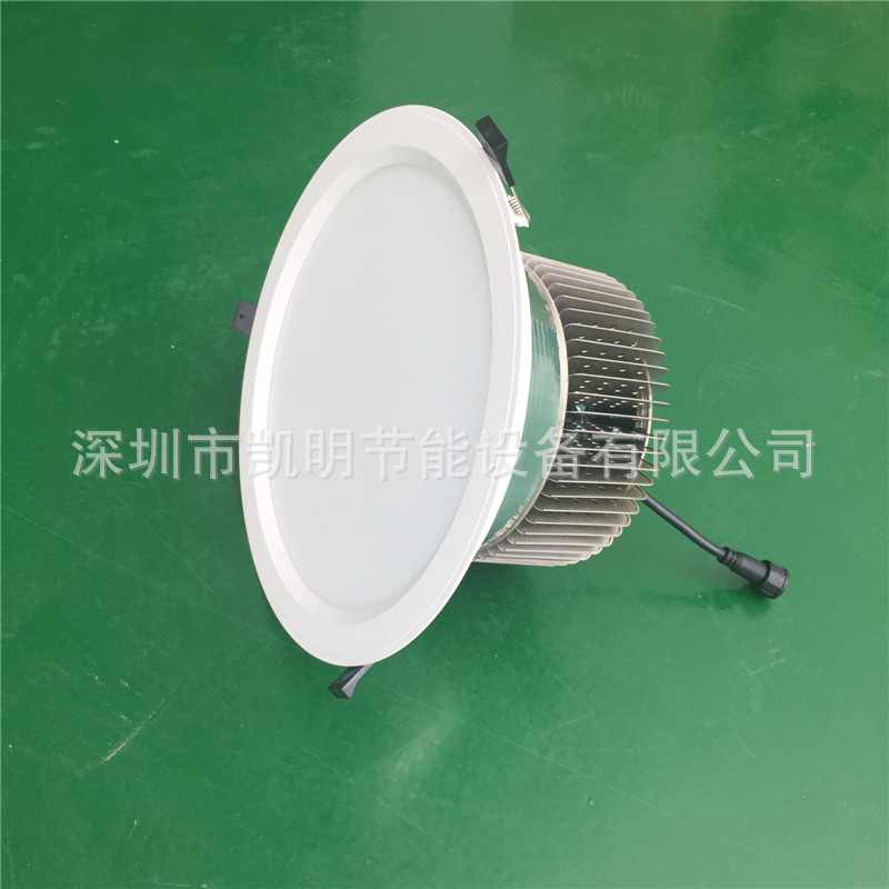 COB天花射燈可調(diào)光筒燈吸頂燈高端商場(chǎng)工程LED射燈一體化散熱燈示例圖2