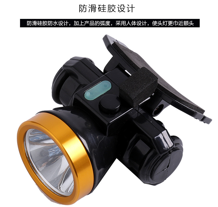 15W強光頭燈充電超亮戶外遠(yuǎn)射LED 頭掛光 洞口礦燈手電筒示例圖5
