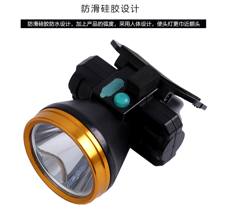 20W強(qiáng)光頭燈充電超亮戶外遠(yuǎn)射LED 頭掛光 洞口礦燈手電筒示例圖5