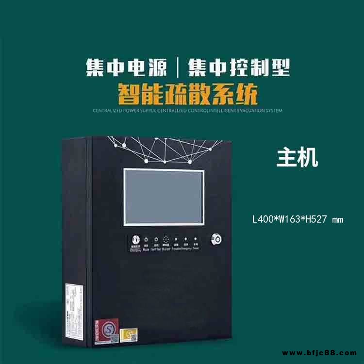 左向集中電源配電箱壁掛式主機控制器A型智能消防應(yīng)急燈疏散系統(tǒng)