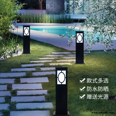 草坪燈戶(hù)外防水花園別墅草地室外220v廣場(chǎng)燈led家用庭院燈景觀燈