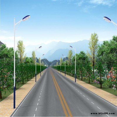 太陽能路燈 德州興諾 一體化路燈 led高亮人體感應燈 6米農村庭院燈