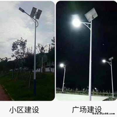 太陽能led路燈 湖北黃岡6米100w路燈庭院燈