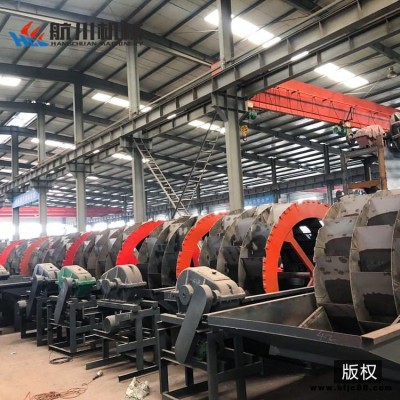 多功能輪式洗沙生產線廠家 環保輪式洗沙生產線 輪式洗沙機