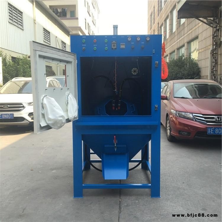 小型自動(dòng)噴砂機(jī) 電木螺絲五金小件批量自動(dòng)噴砂機(jī) 轉(zhuǎn)籃式自動(dòng)噴砂 可變頻調(diào)速