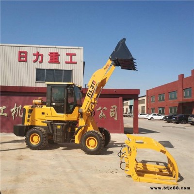 全新自動(dòng)擋裝載機(jī) 裝卸式輪式抓木機(jī) 小裝載機(jī)抓木機(jī) 日力重工