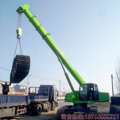 履帶吊車廠家生產(chǎn)伸縮履帶式起重機(jī)伸縮臂履帶吊車