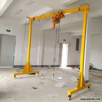 小型龍門吊 手推移動龍門架MB半龍門起重機(jī) 1t 2t 簡易門式吊機(jī)