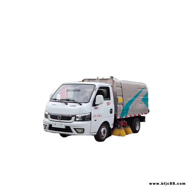 東風(fēng)途逸小型掃路車，廠區(qū)藍(lán)牌清掃車