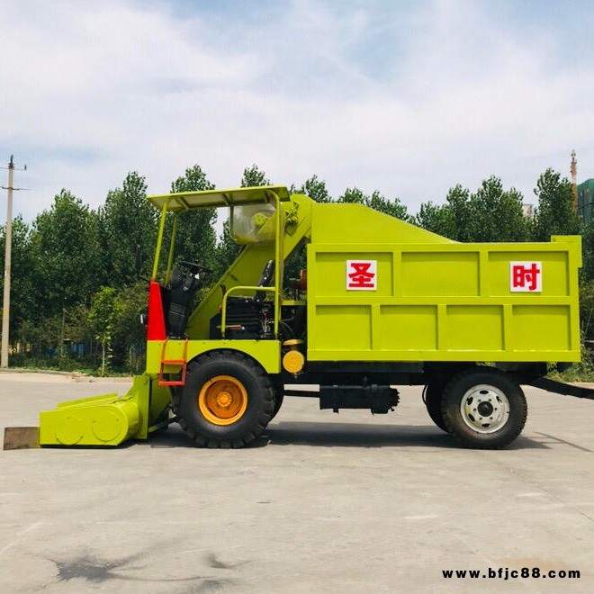 圣時全自動牛場清糞車 養(yǎng)殖場專用柴油清糞車 牛羊糞便清掃車