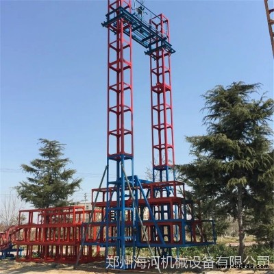 24m龍門架升降機(jī) 施工升降機(jī) 電動卷揚(yáng)機(jī)建筑施工龍門架施工貨梯
