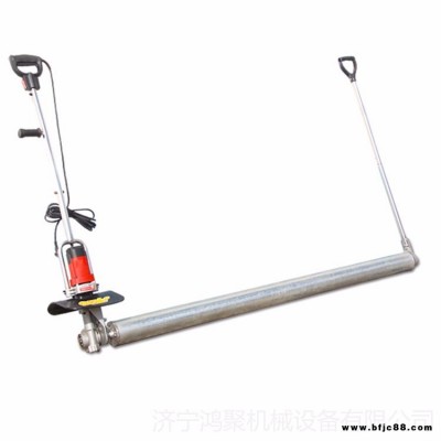 鴻聚牌滾動梁水泥瀝青混凝土地面用攤鋪機 滾筒透水混凝土攤鋪機  單滾路面攤鋪機省時省力