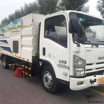 二手五十鈴清掃車 二手中聯重科   掃路車   場區清掃   清掃車  二手掃地車   二手設備廠家