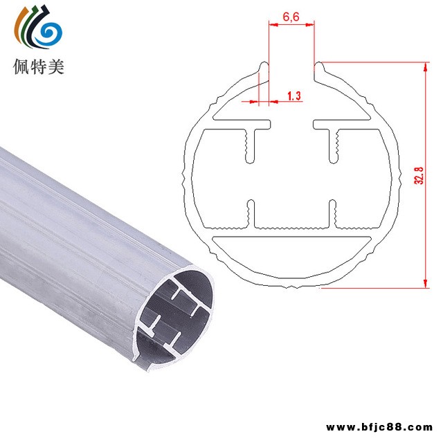 廣東佩特美窗簾桿廠家 直供手持遙控開合窗簾軌道 鋁合金電動(dòng)窗簾羅馬桿 窗飾五金