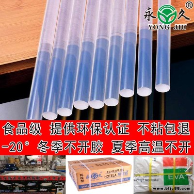 四川內(nèi)江電瓶車電池膠棒乳白熱熔膠棒11MM永宏四季通用熱熔膠棒