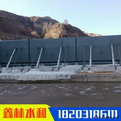 水壩鋼壩 定制景觀壩 景區大跨度合頁壩 鑫林 包郵上門