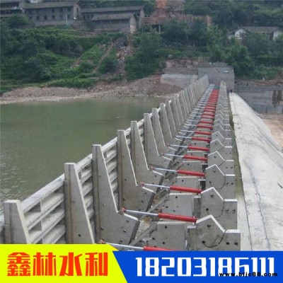 液壓壩攔河壩 合葉壩 景區大跨度合頁壩 鑫林 廠家定制