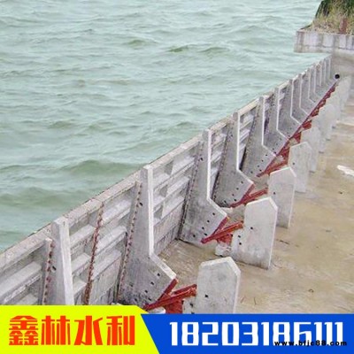 水庫攔河壩 鋼板液壓活動壩 景區大跨度合頁壩 鑫林 現貨出售