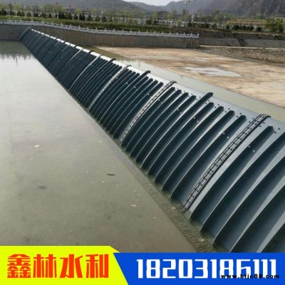 液壓景觀攔河壩 鋼壩液壓壩 景區大跨度合頁壩 鑫林 型號齊全