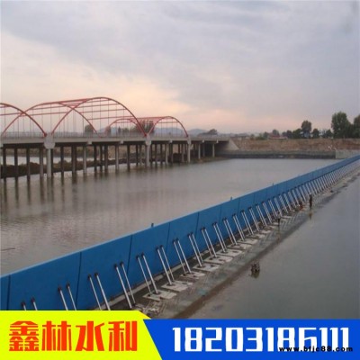 液壓合頁壩 水工景觀攔河鋼壩 液壓翻板閘門 鑫林 廠家直銷定制