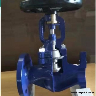 弘凌WJ41H法蘭波紋管截止閥防毒零泄漏