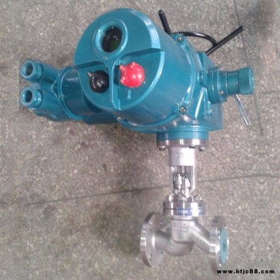排氣電動截止閥J941H-16C DN50 鑄鋼法蘭電動截止閥