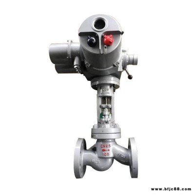 化工智能防爆電動截止閥J941H-16C DN50-DN300法蘭截止閥