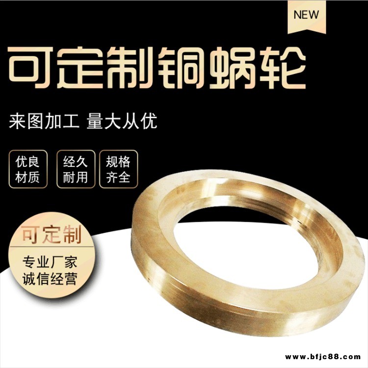 銅蝸輪 廠家批發銅蝸輪蝸桿系列 ZCuSn10Pb1 定制加工  秦派
