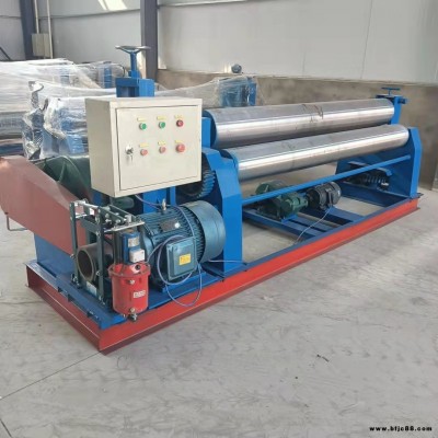 4*1600半自動卷板機 機械渦輪蝸桿空心實心軸滾圓機 小型鐵板液壓卷圓機廠家直發