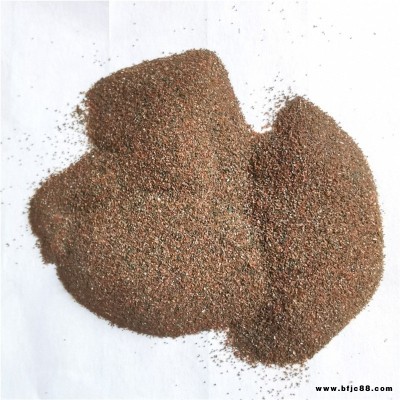 無(wú)塵噴砂石榴石磨料 星輝石榴砂 80#水處理噴砂水切割用石榴砂