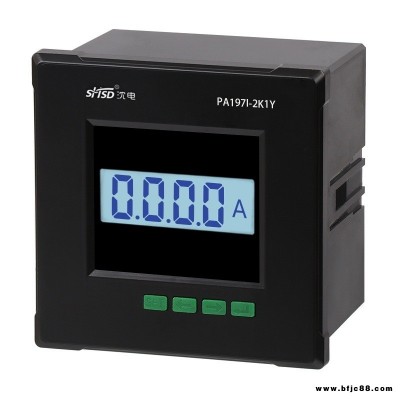 上海沈電單相電流表PA197I-2K1Y液晶顯示485功率表