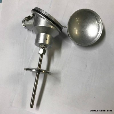 衛生型溫度PT100熱電阻傳感器 溫度熱電阻變送器4-20mA 衛生型卡盤50.5插入式溫度變送器
